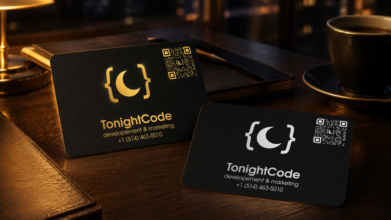 tonightcode business cards preview